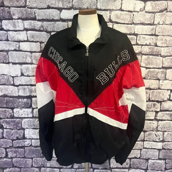 Champion Other - Champion Vintage Chicago Bulls Long Sleeve Zip Up Coat Size XL